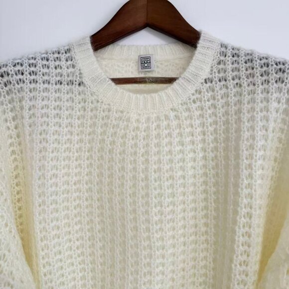 Toteme Mohair and wool-blend sweater - Picture 8 of 12